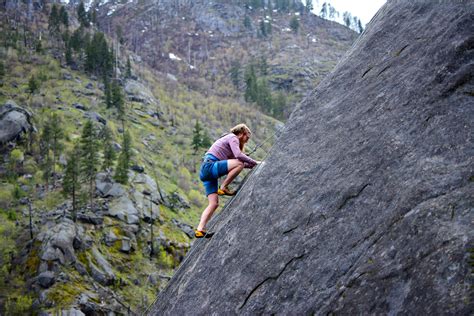 Man Climbing On Rock Mountain · Free Stock Photo