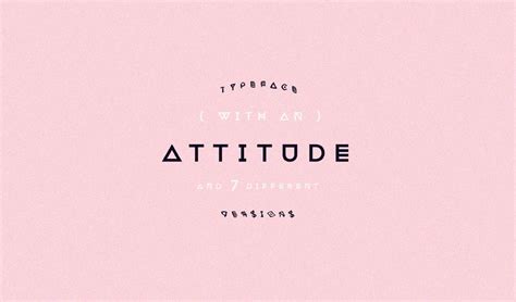 Attitude Font Behance