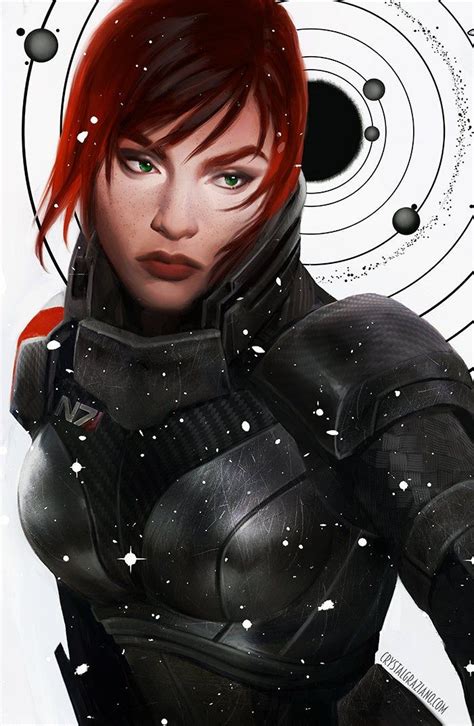 Mass Effect 3 Femshep Commander Shepard N7 Day Art Print 11x17 Etsy
