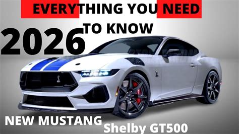 First Look 2026 Ford Mustang Shelby Gt500 Rendered Engine