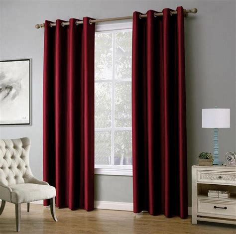 Kitchen small window blackout curtains panels set of 2. 1-Piece Solid Color Window Curtains For Living Room ...