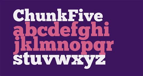 Chunkfive Free Font What Font Is