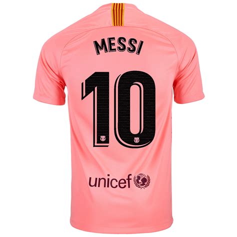 Nike Barcelona Lionel Messi 10 Soccer Jersey Alternate 1819
