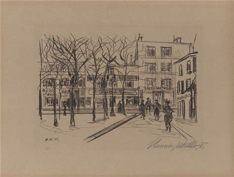 La Place Du Tertre Montmartre 1919 By Maurice Utrillo On Artnet