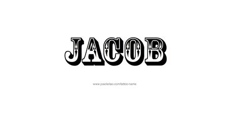 Jacob Name Tattoo