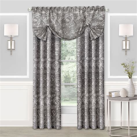 Complete 3 Pc Shabby Pastel Floral Rod Pocket Window Curtains