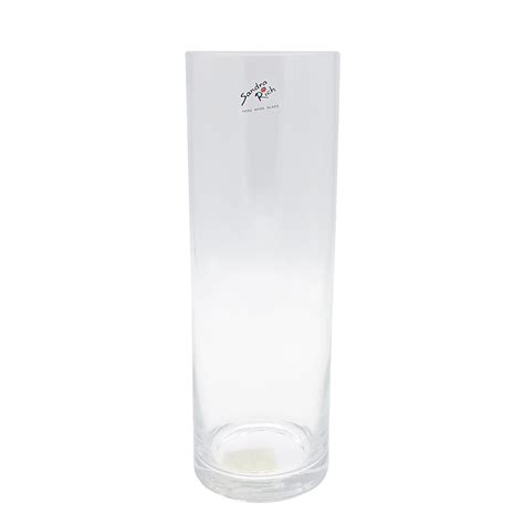 Vaso In Vetro Cilindrico Sandra Rich H 30 Cm Shop Online Vasi Piante