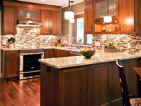 Tile countertops kitchen is very popular over the last several years since of its style design and practicality of becoming material for kitchen work surface. Backsplash Ideas For Light Brown Cabinets — Best Room ...