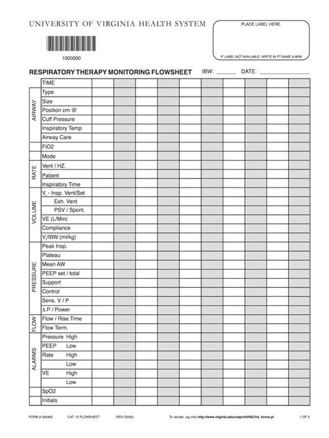 Ventilator Check Sheet Fill Online Printable Fillable Blank