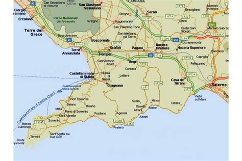 Amalfi Coast Tourist Map And Travel Information