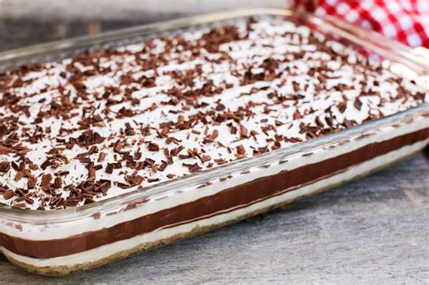 Layered Chocolate Pudding Dessert