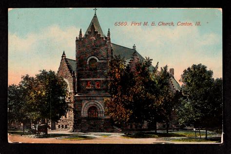 Canton First M E Church Methodist Carte Postale Ancienne Et Vue