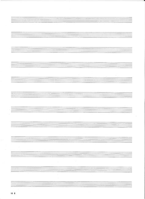 Referred to as blank sheet music because the sheet is blank in function but contains staff which will later be filled by music notation. 6 Best Images of Printable Blank Note Sheets - Music Note Sheets Blank, Printable Blank Lined ...