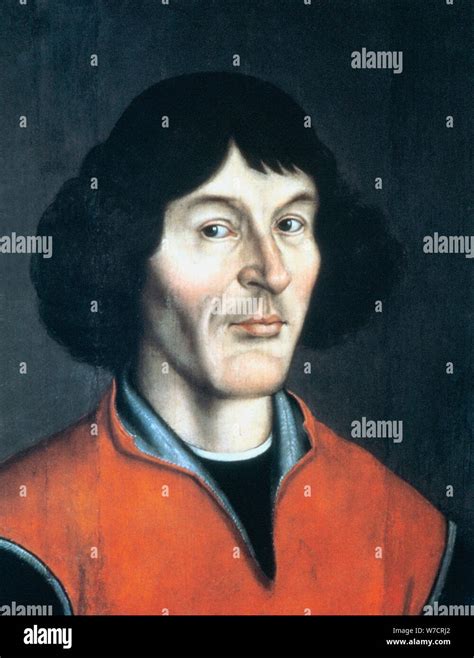 Nicolas Copernicus Polish Astronomer 16th Century Artist Anon Stock