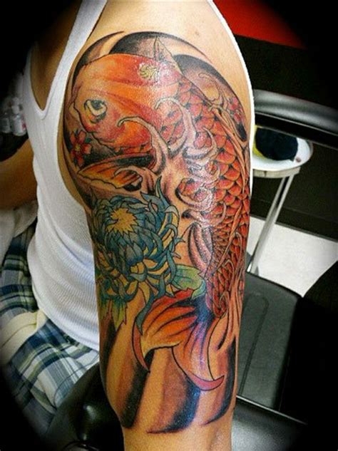 Significado De Tatuaje De Peces Koi Koi Tattoo Design Tattoo Sleeve