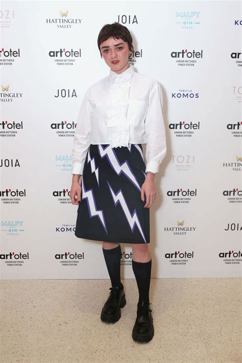 Maisie Williams At Artotel London Battersea Power Station Launch In