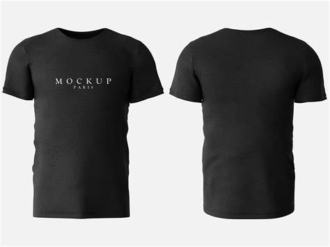 T Shirt Mockup Front Back Free PSD Templates