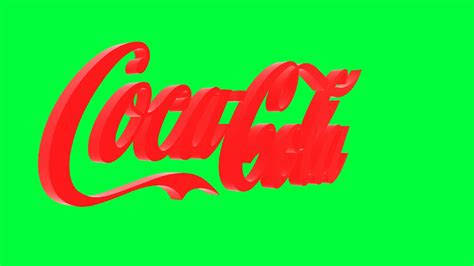 Coca Cola Coke Green Screen Logo Loop Chroma Animation Youtube