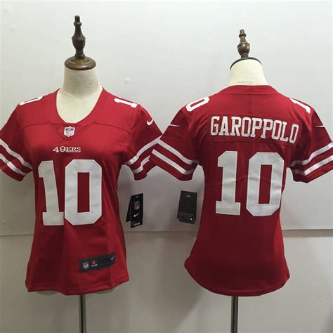 Womens Nike San Francisco 49ers 10 Jimmy Garoppolo Red Untouchable
