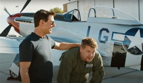 Tom Cruise Takes James Corden On A Ride In His 4 Million Dollar Wwii