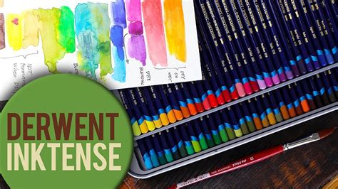 DERWENT INKTENSE Product Review Is It Permanent Using Inktense On