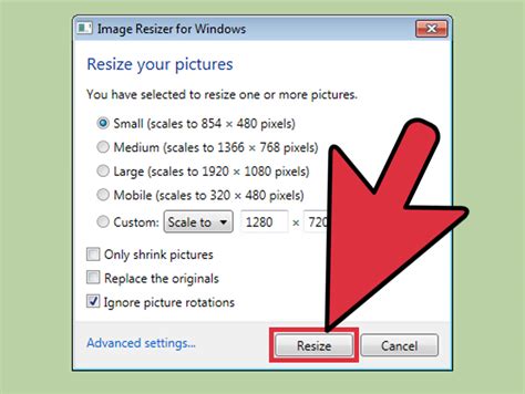 How To Resize Photos With Image Resizer For Windows 9 Steps