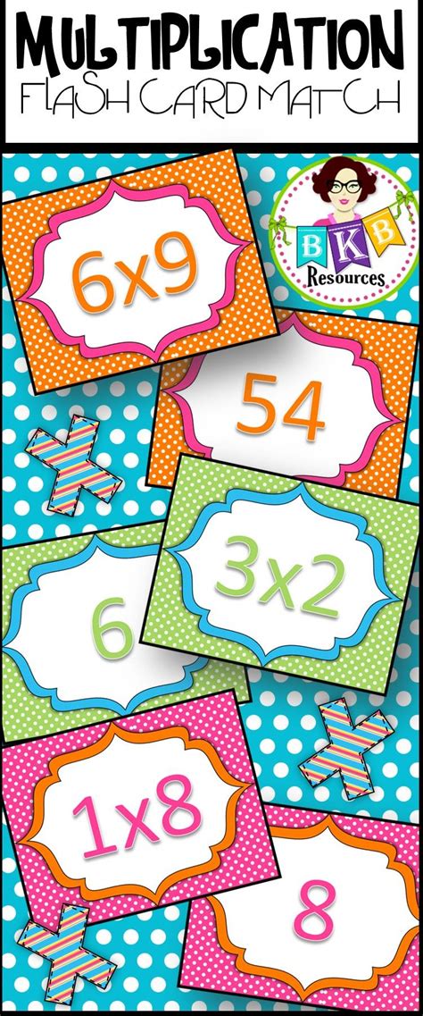 Printable Multiplication Cards