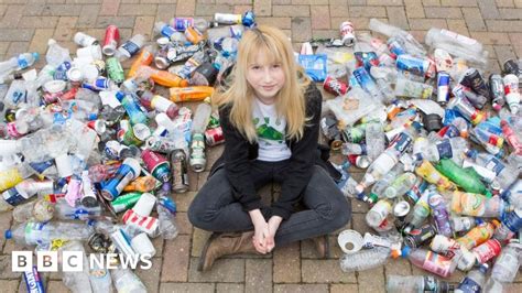 Bullied Trash Girl Nadia Sparkes In Planet Clean Up Plea Bbc News