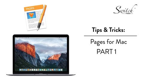 Tips And Tricks Pages For Mac Youtube