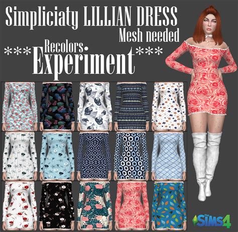 Clothing Recolors By Experiment Simsorama