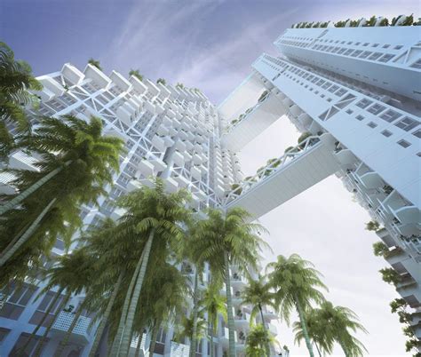 Moshe Safdie Designs Fractal Based Sky Habitat For Singapore