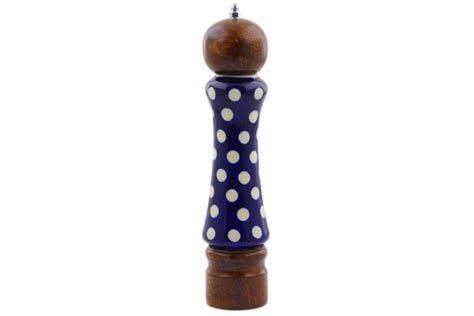 Any moving company you hire to take your belongings across. Polish Pottery Pepper Grinder 8" Polka Dot