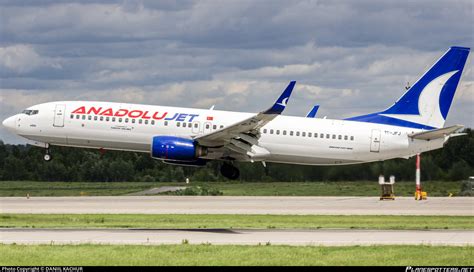 TC JFJ Anadolu Jet Boeing 737 8F2 WL Photo By DANIIL KACHUR ID