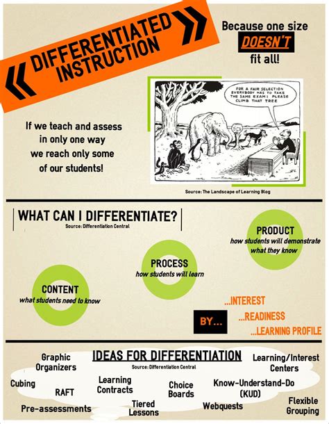 An Infographic I Created On Easel Ly Giving An Overview Of What Differentiated Instruction Is