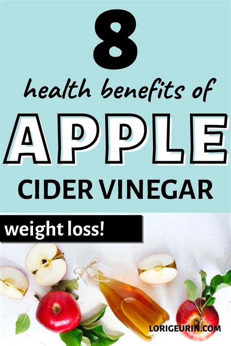 8 Health Benefits Of Apple Cider Vinegar