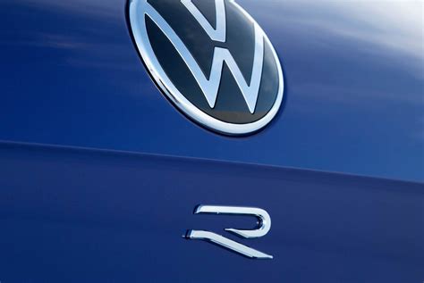 Emblem For Volkswagen R Logo Emblem Core Obj Select