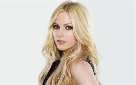 Wallpaper Face Women Model Blonde Long Hair Singer Avril Lavigne Head Supermodel