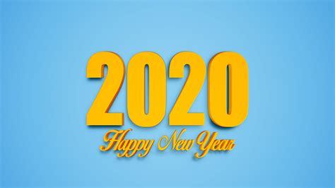 Happy New Year 2020 Background 4k Wallpaper 6990 Baltana