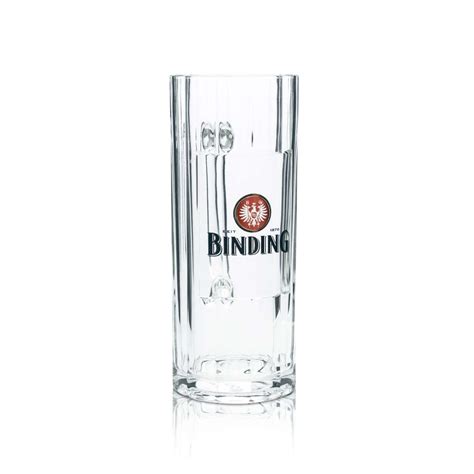6x Binding Bier Glas 0 5l Bierkrug