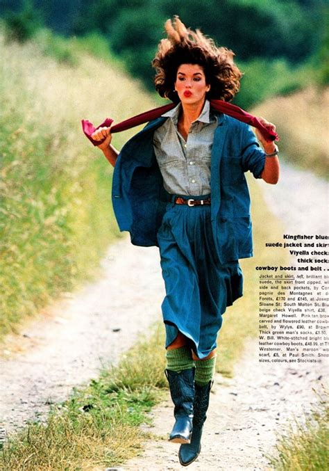 Uk Vogue October 15th 1979 Janice Dickinson By Mike Reinhardt Fashion Magazine Pictures