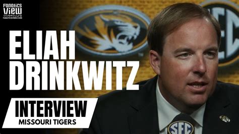 Eliah Drinkwitz Talks Missouri Tigers Quarterback Decision And Mizzou Tigers 2023 Potential Sec