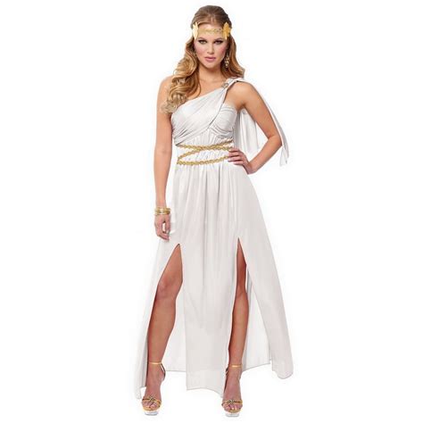 Details About Aphrodite Greek Goddess Roman Toga Sexy Womens Fancy Dress Halloween Costume In