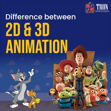 Understanding The Key Differences Between 2d And 3d Animation Tron