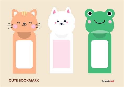 Free Editable Blank Bookmark Template Printable Online