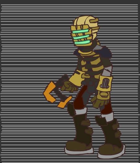 Isaac Clarke Dead Space Armor Gun Helmet Light Power Armor Power Suit Science Fiction