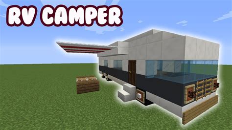 Cara Membuat Rv Camper Minecraft Indonesia Youtube