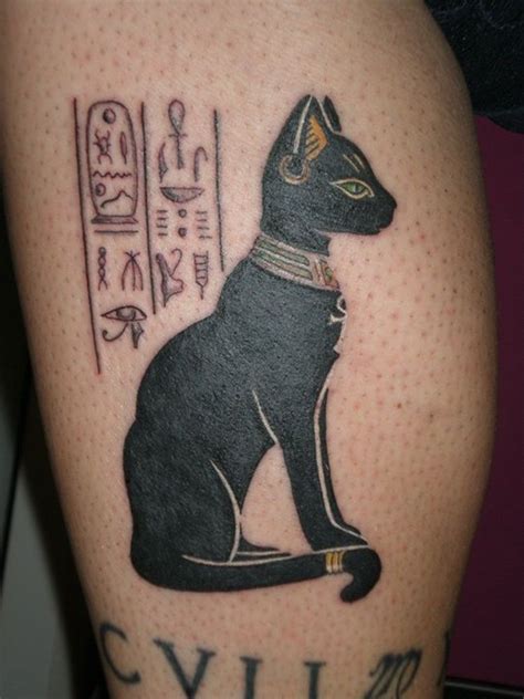 God anubis head tattoo design. Tattoo Lovers | Bastet tattoo, Egyptian cat tattoos, Black ...