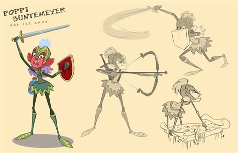 Rick Lacy Cartoon Character Concepts