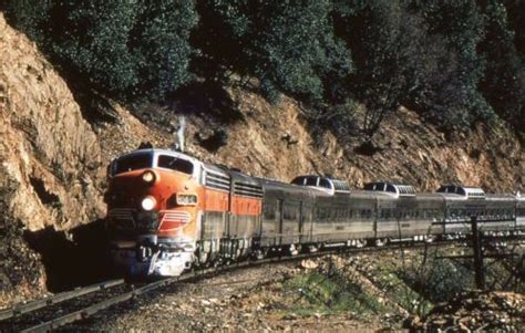 Cz82 Western Pacific Railroad On The California Zephyr Train Slide