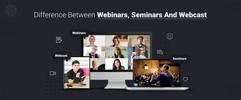 Difference Between Webinars Seminars And Webcast